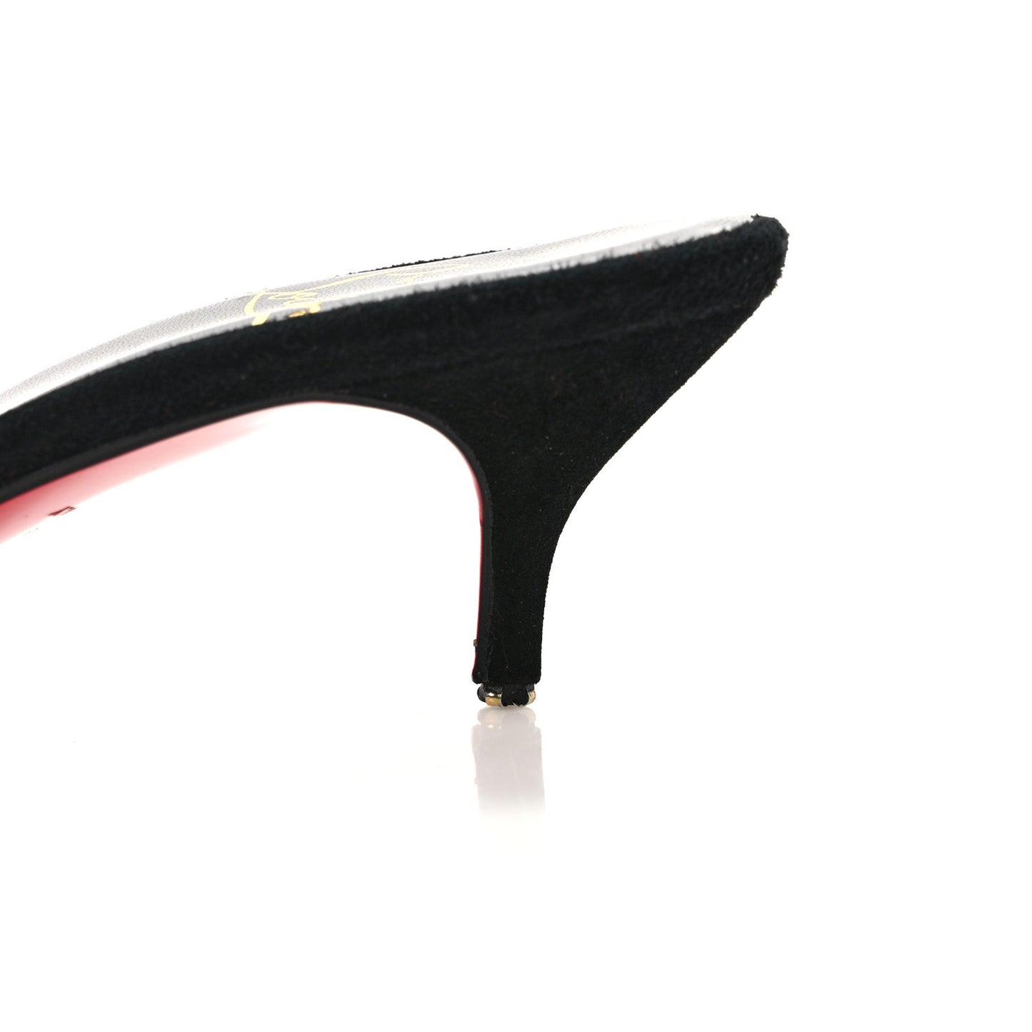 Suede Mesh 50 Sandals 37 Black