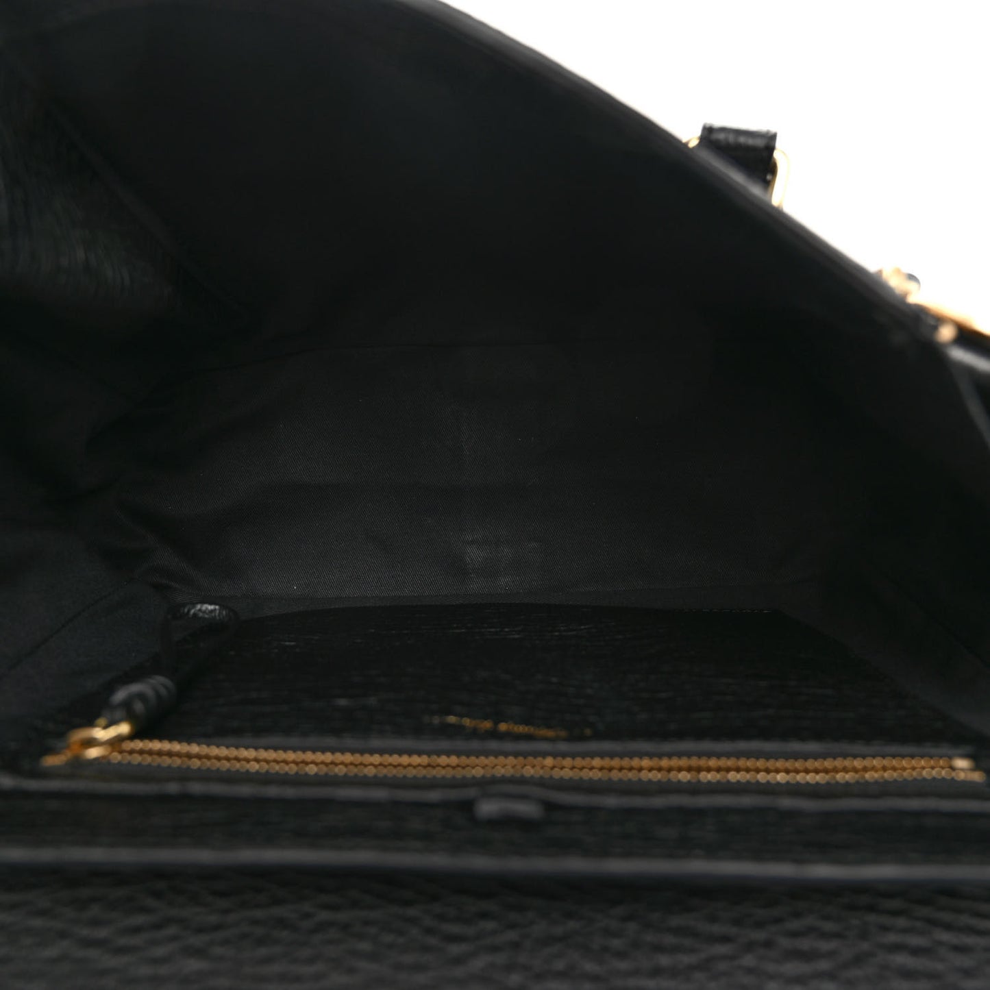 Textured Calfskin Medium Pashli Satchel Black