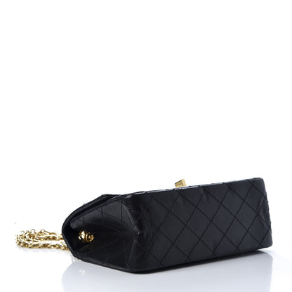 Chanel Aged Calfskin Quilted 2.55 Reissue Mini Flap Black 8 of 19