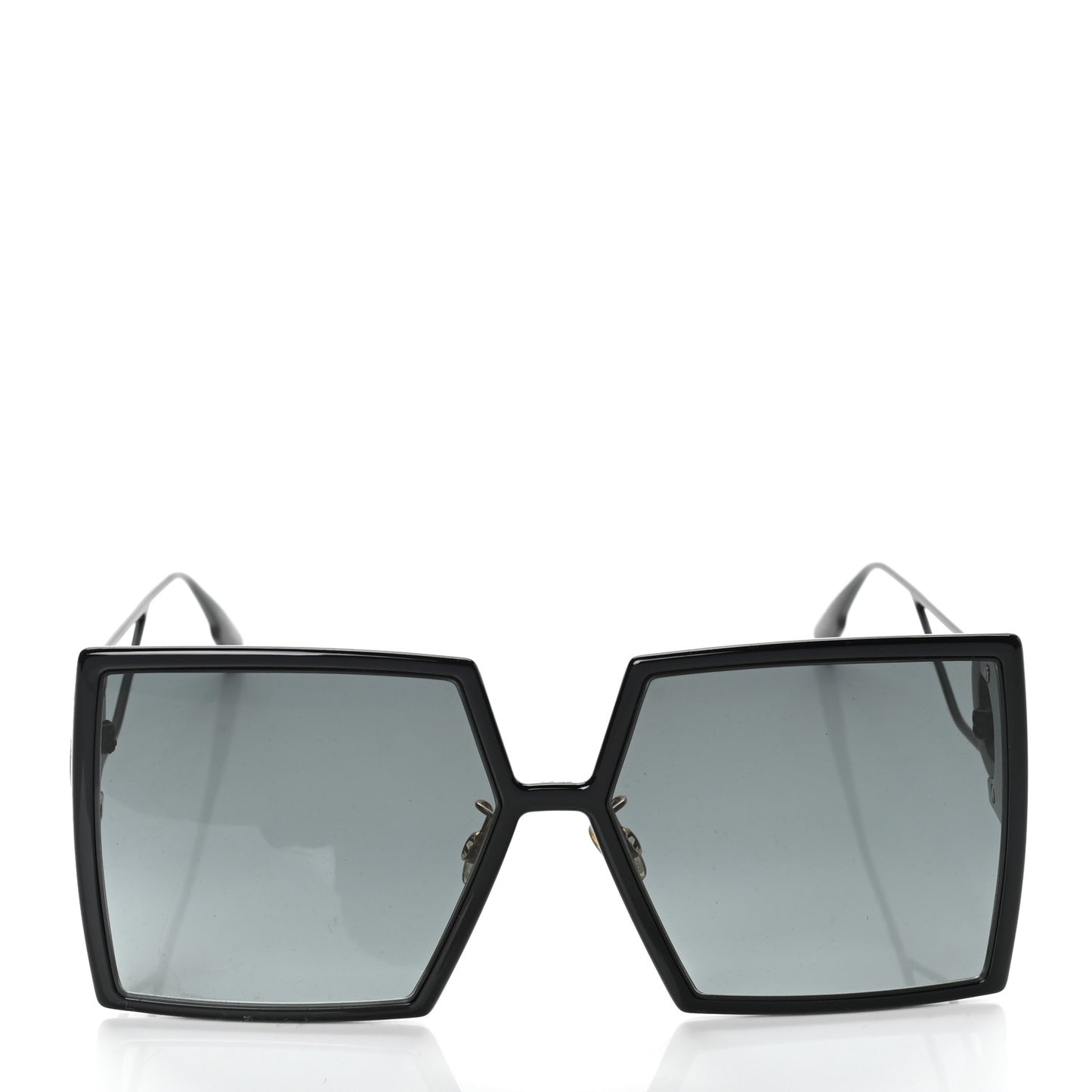 Square 30 Montaigne Sunglasses Black