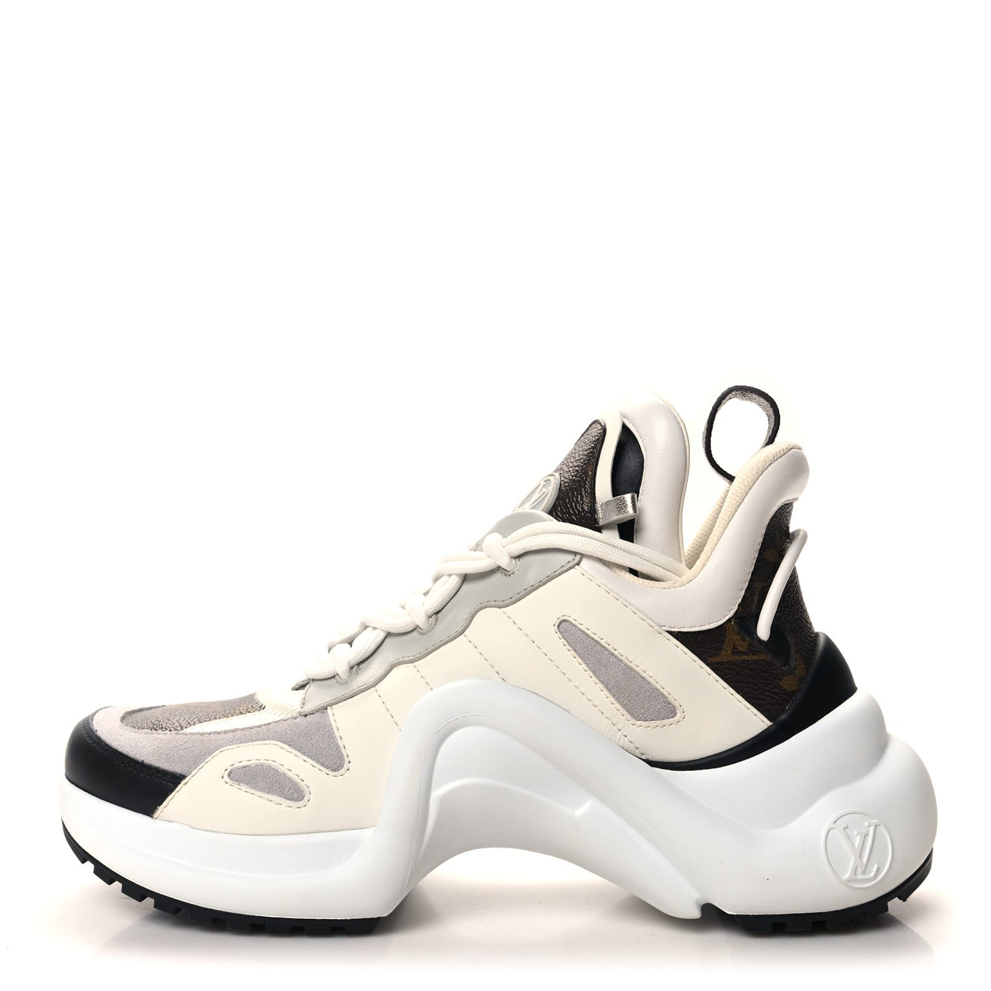 Monogram LV Archlight Sneakers 37 Grey White