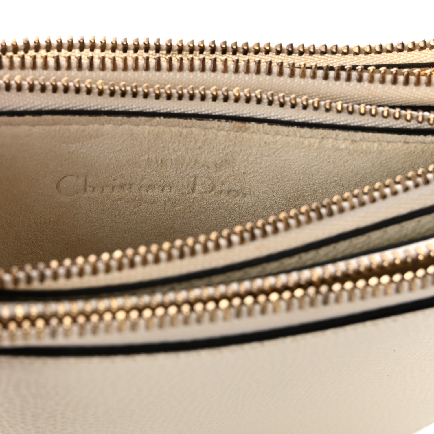 Christian Dior Goatskin Saddle Rodeo Pouch Latte 7 of 11