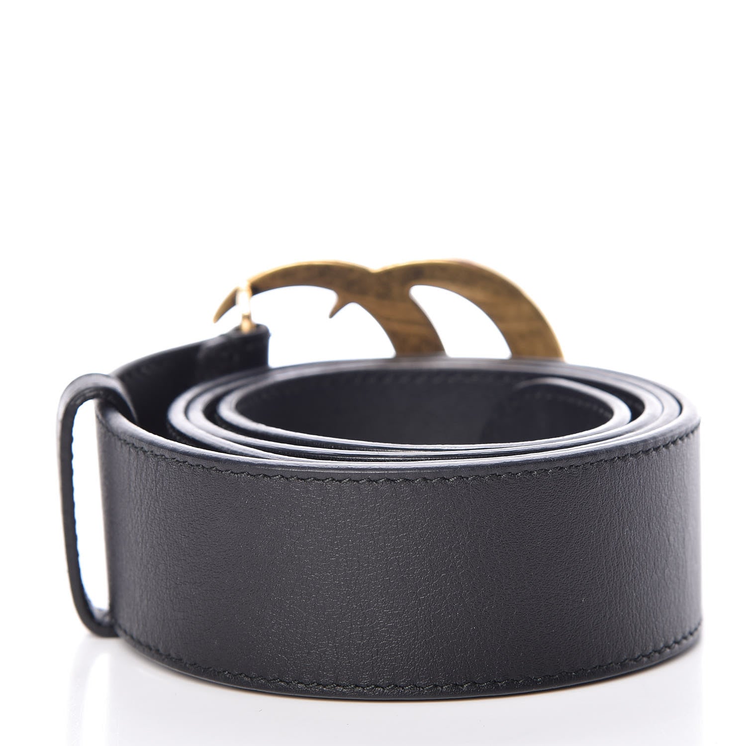 Gucci Calfskin Double G 40mm Belt 90 36 Black 3 of 8