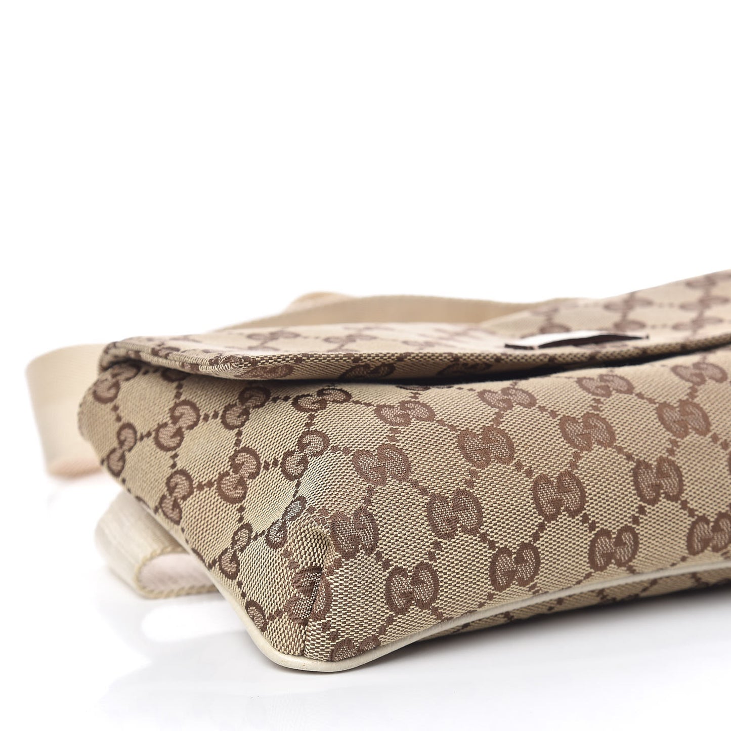 Monogram Belt Bag White