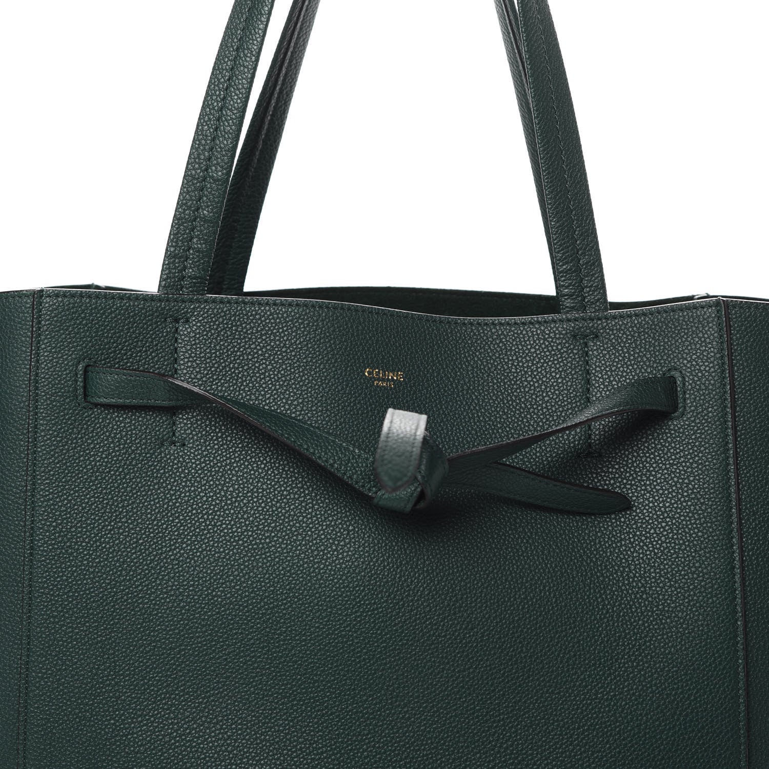 Celine Soft Grained Calfskin Small Belt Cabas Phantom Amazone 8 of 10