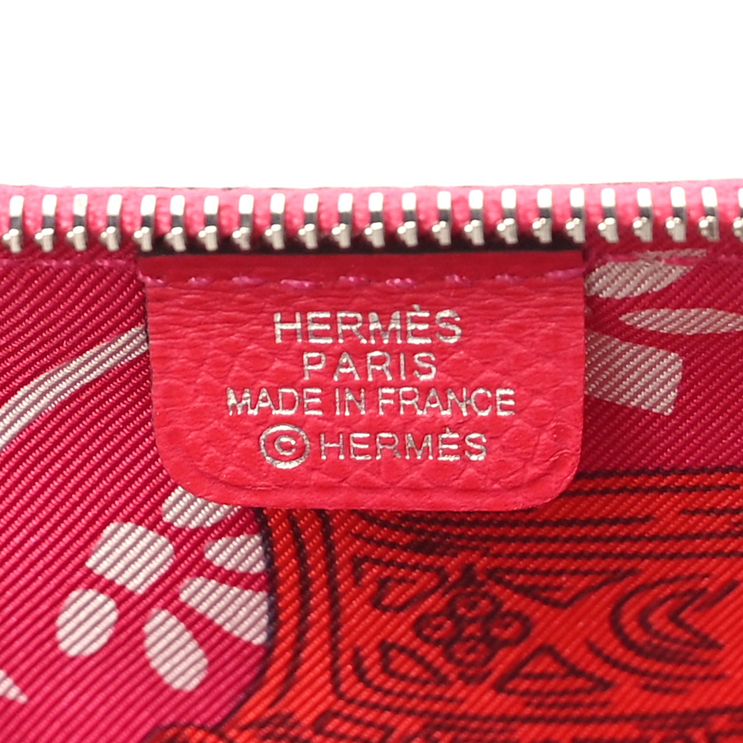 Epsom Silk'in Coin Purse Rose Mexico