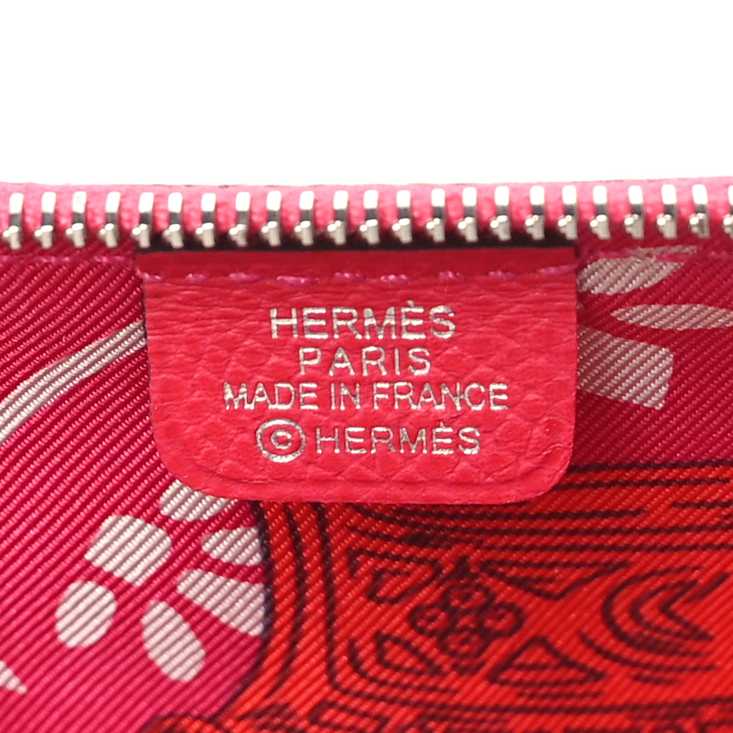 Hermes Epsom Silk'in Coin Purse Rose Mexico 6 of 7