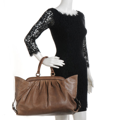 Fendi Vitello Palma Doctor B Tote Bag Fango 2 of 11
