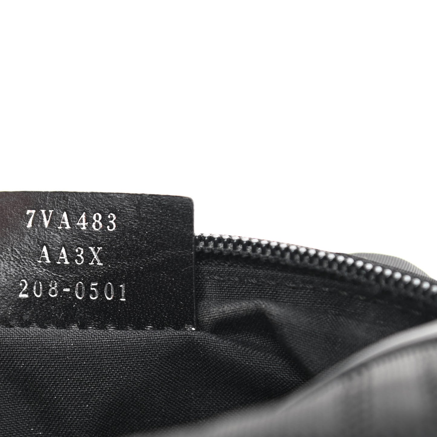 Neoprene Mesh Vitello Grace FF Pocket Belt Bag Black