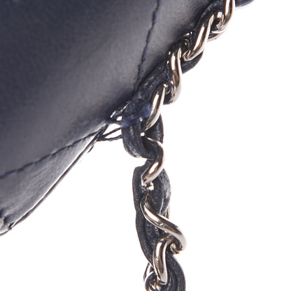 Chanel Lambskin Quilted Chain Around Phone Holder Navy 11 of 13