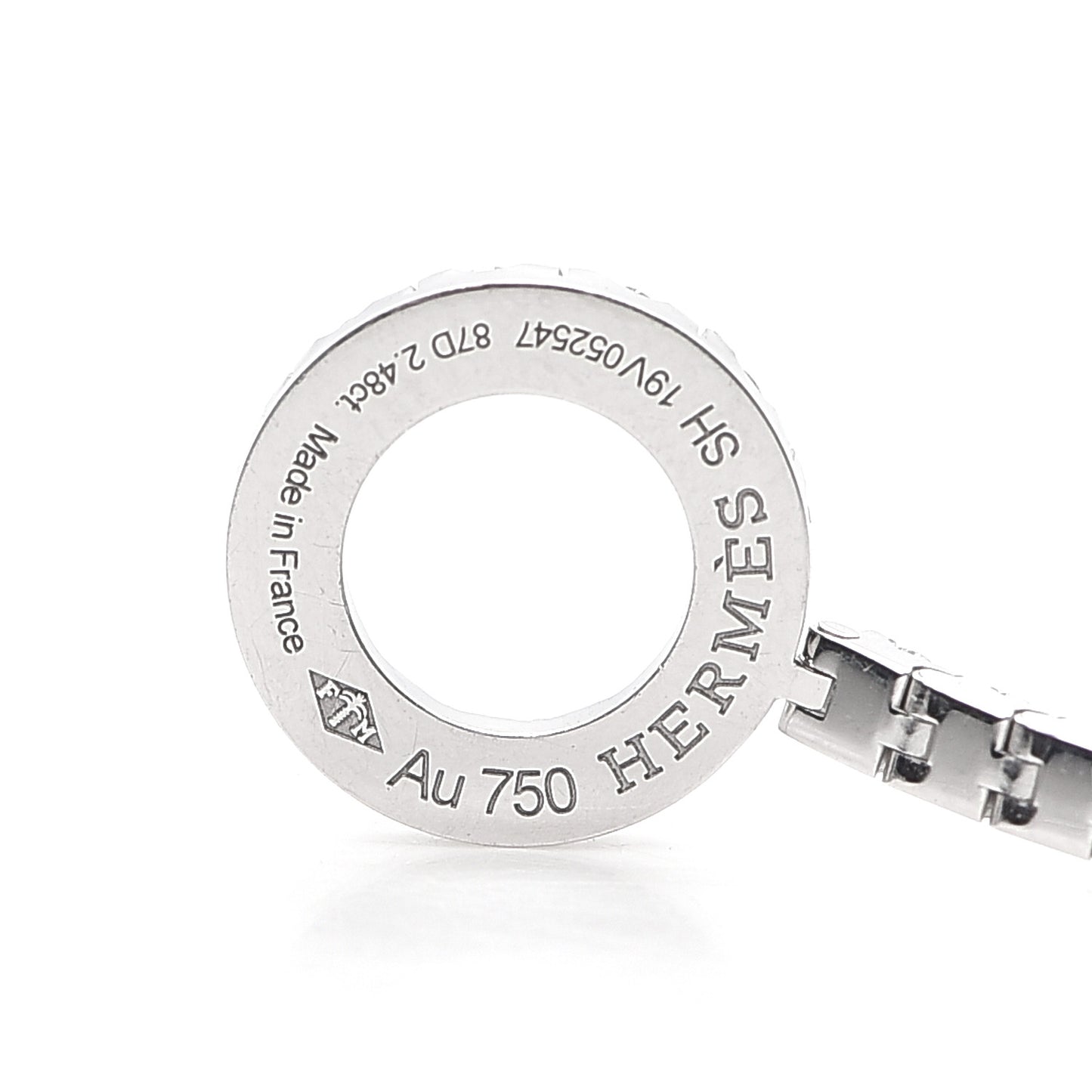 18K White Gold Diamond Finesse Link Bracelet SH