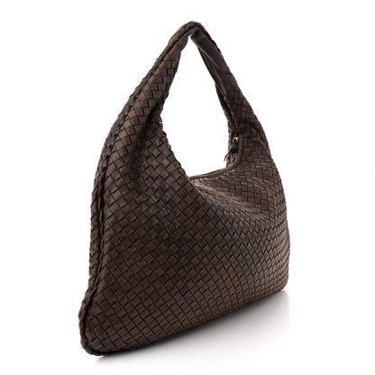 Bottega Veneta Nappa Intrecciato Large Veneta Hobo Ebano 3 of 16