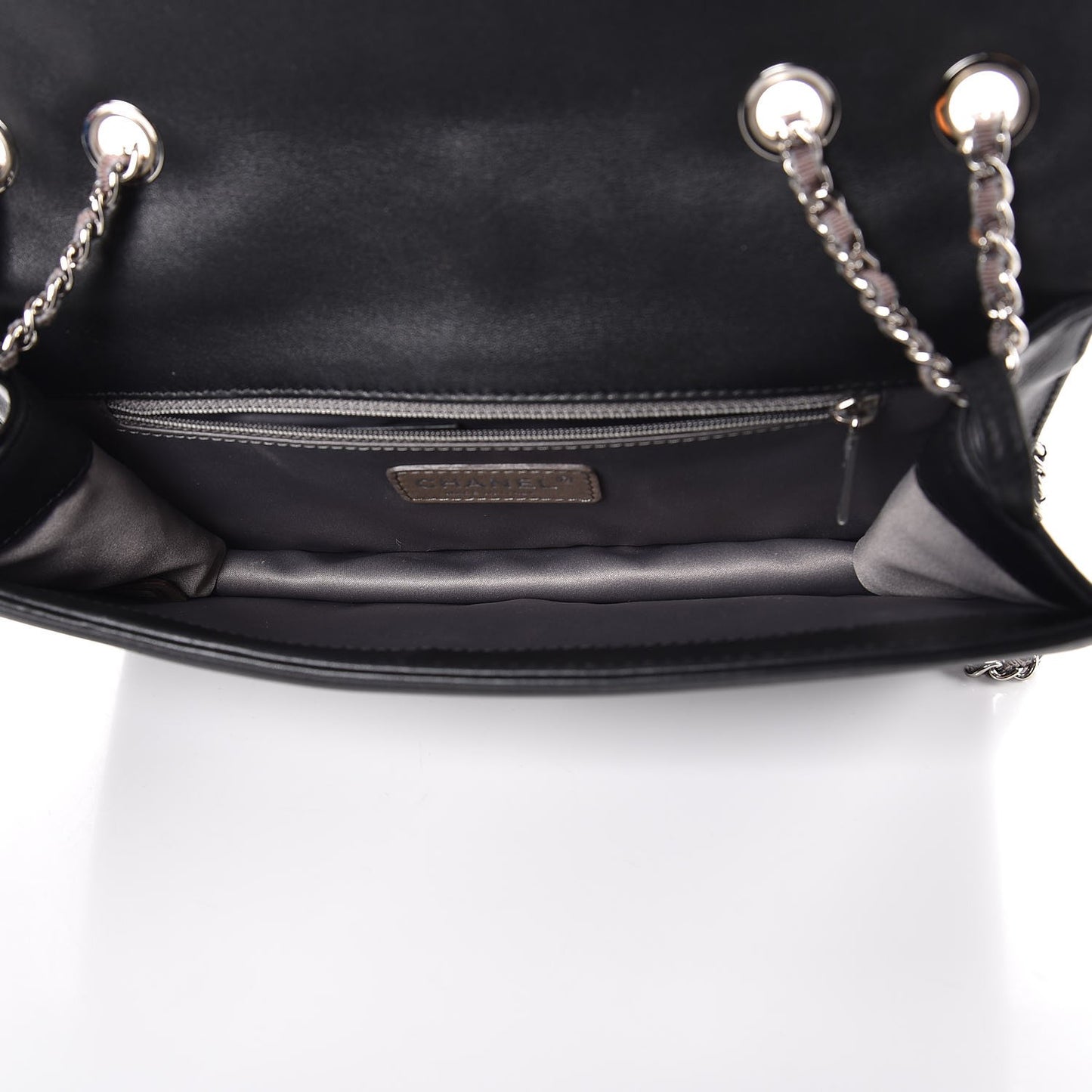 Vinyl Small Lipstick Flap Black