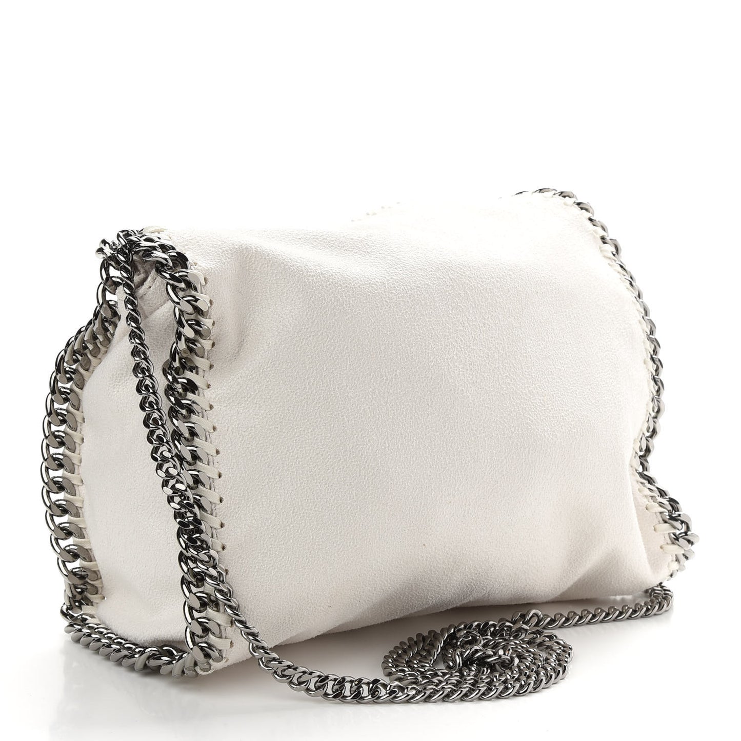 Shaggy Deer Embroidered Ed Curtis Falabella Mini Tote Chalk