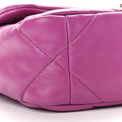 Chanel Lambskin Quilted Medium Chanel 19 Flap Purple 8 of 9