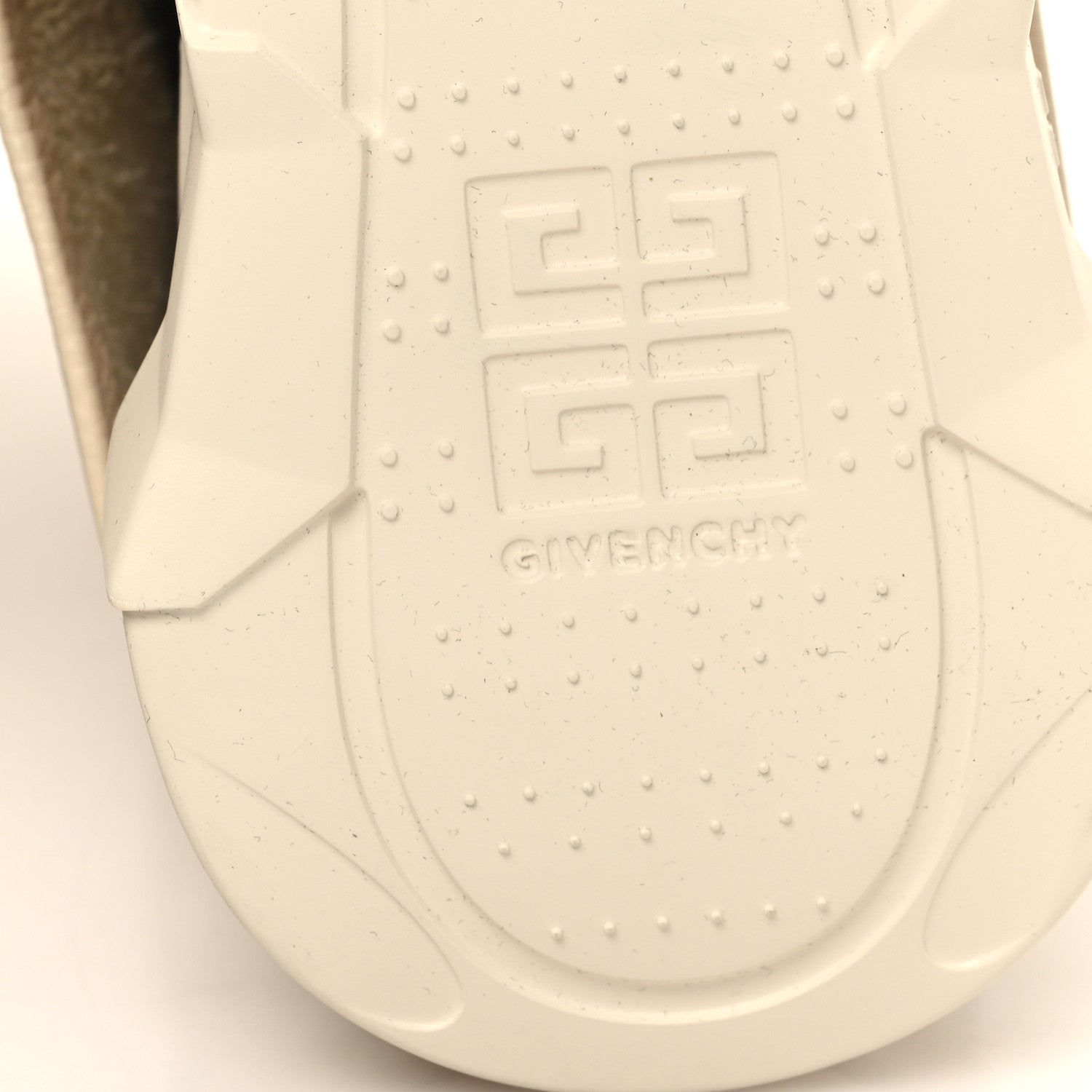 Givenchy Grained Calfskin Shark Lock Biker Ankle Boots 36 Beige 8 of 10