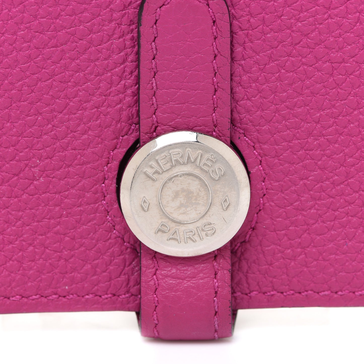 Togo Dogon Card Case Rose Pourpre