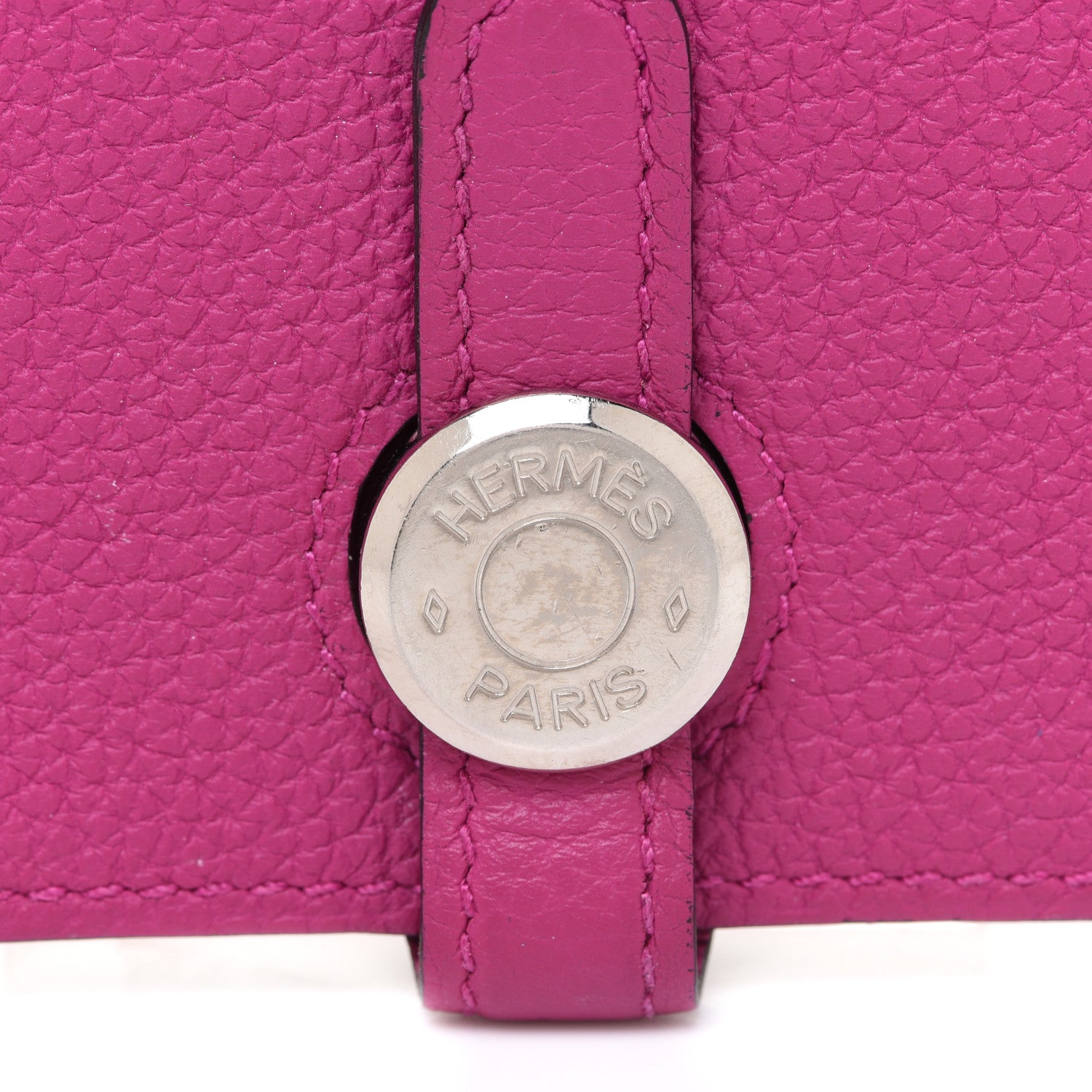 Hermes Togo Dogon Card Case Rose Pourpre 8 of 10