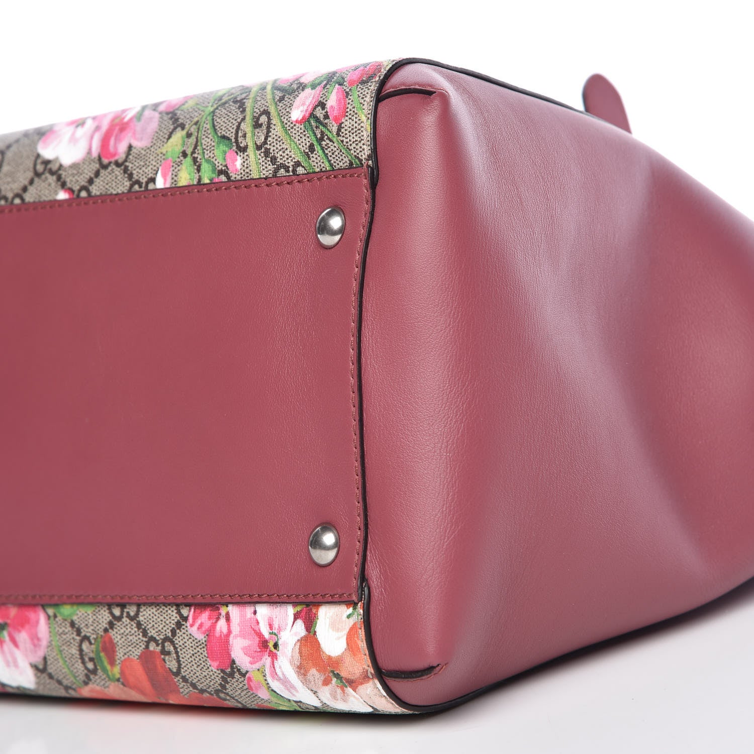 Gucci Soft GG Supreme Monogram Blooms Top Handle Bag Beige Multicolor Dry Rose 10 of 10