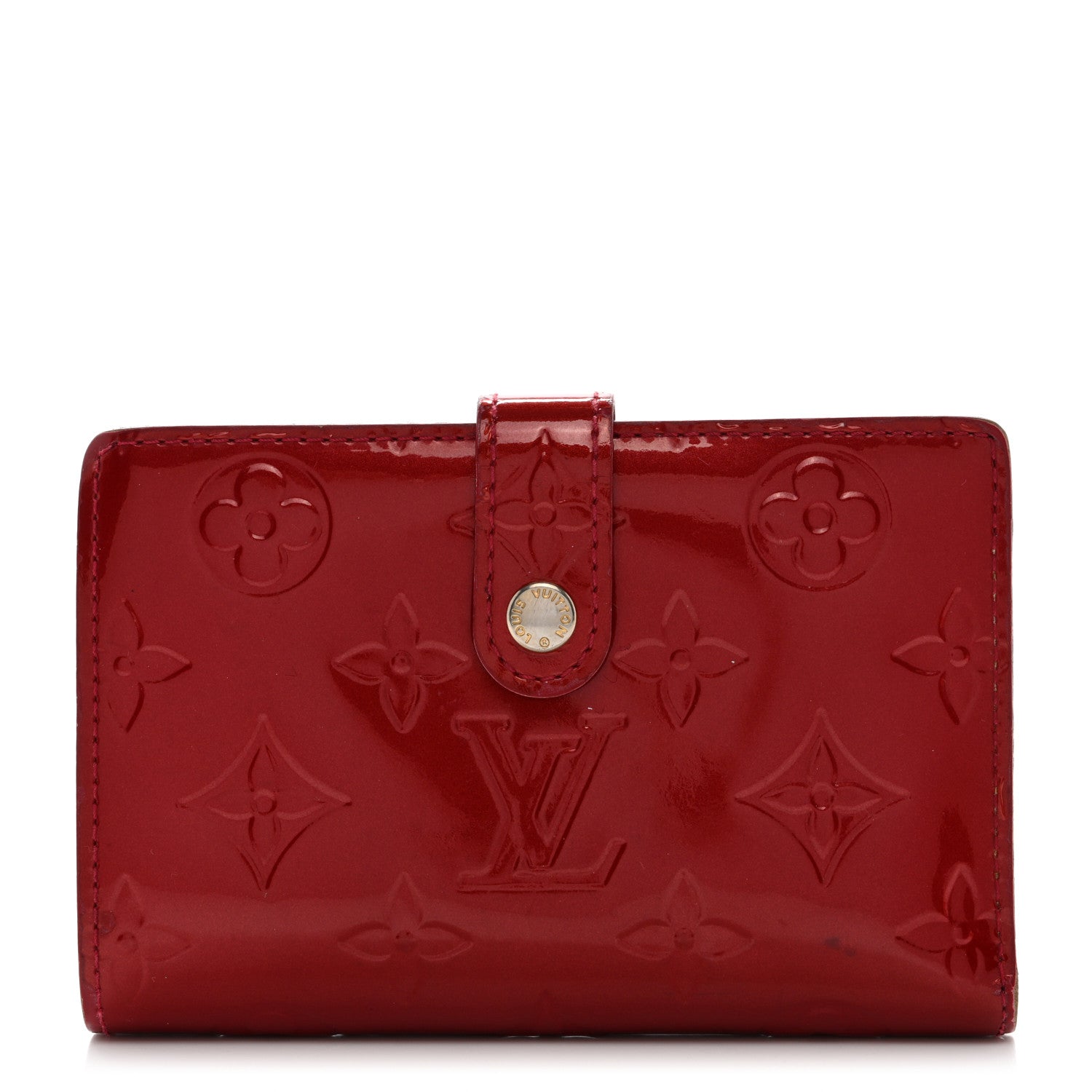 Louis Vuitton Vernis French Purse Wallet Pomme D'Amour 1 of 15