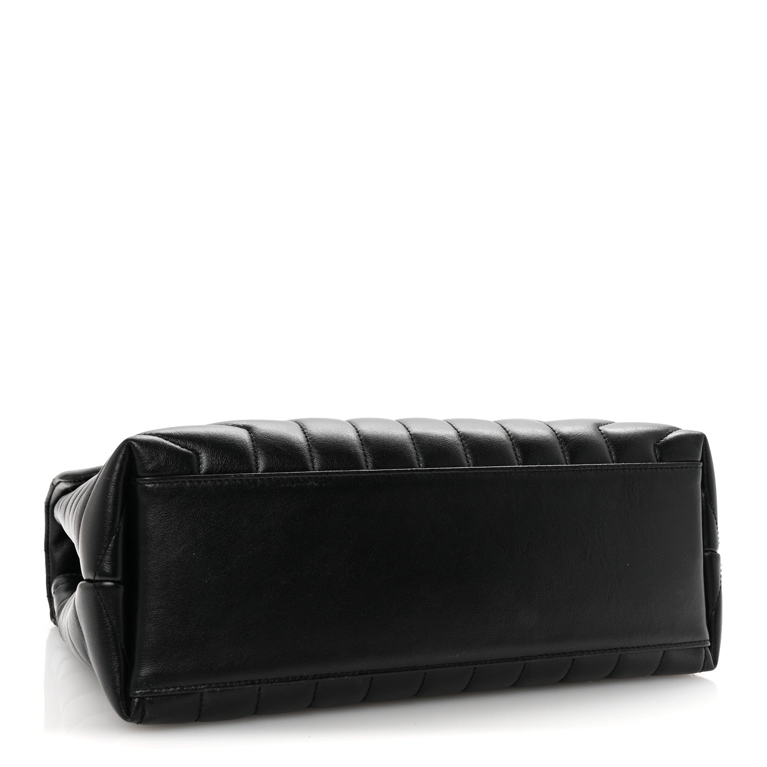 Saint Laurent Calfskin Y Quilted Monogram Medium Loulou Chain Satchel Black 4 of 9