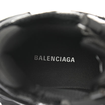 Balenciaga Mesh Rubber Monocolor Mens Runner Sneakers 41 Black 8 of 9