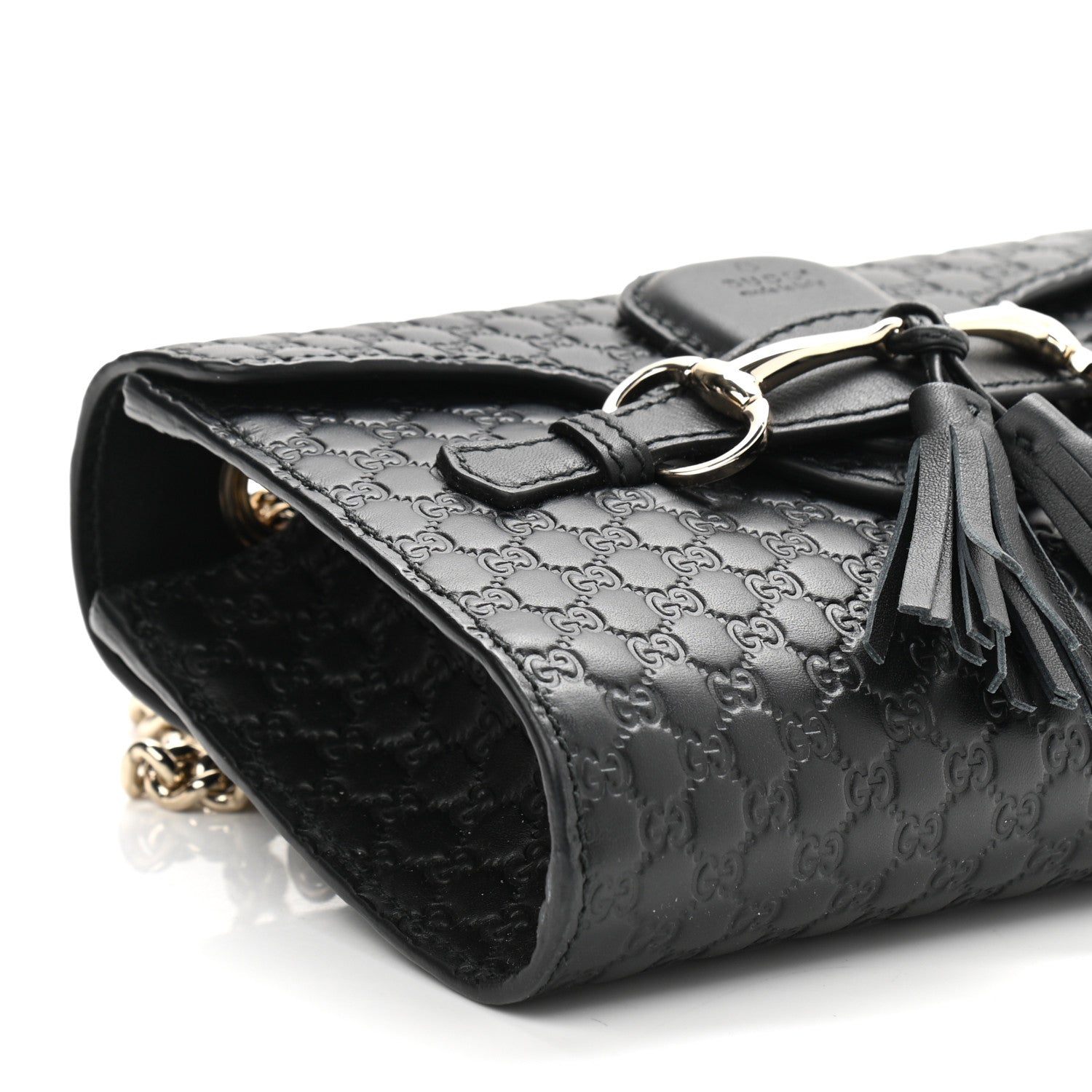 Gucci Microguccissima Mini Emily Shoulder Bag Black 10 of 11