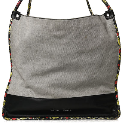 Proenza Schouler Ayers Canvas Large Tote Grey Multicolor 7 of 15