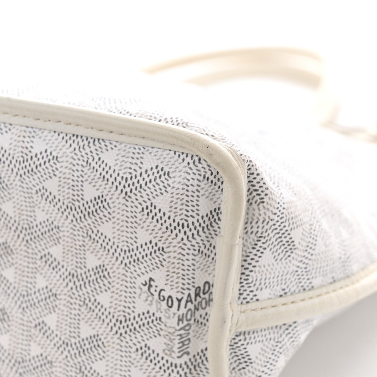 Goyardine Reversible Mini Anjou White