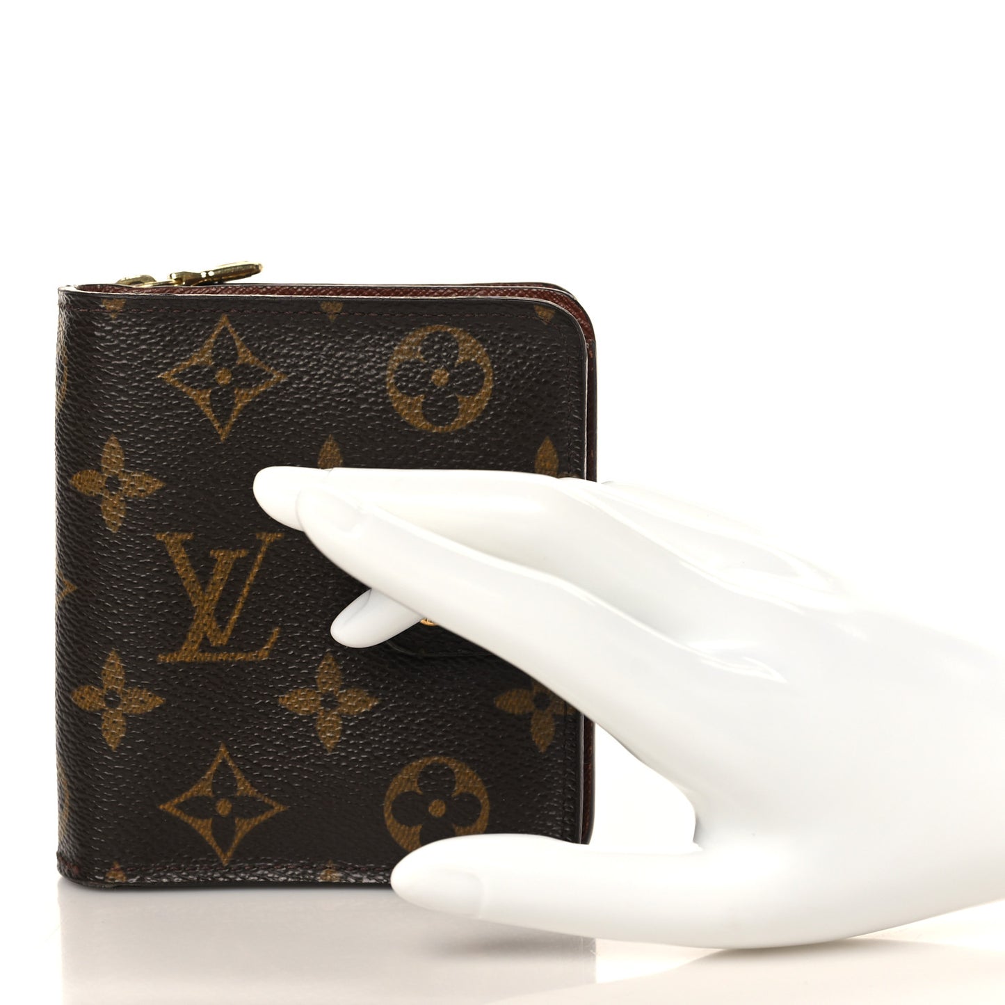 Monogram Compact Zippe Zipped Wallet