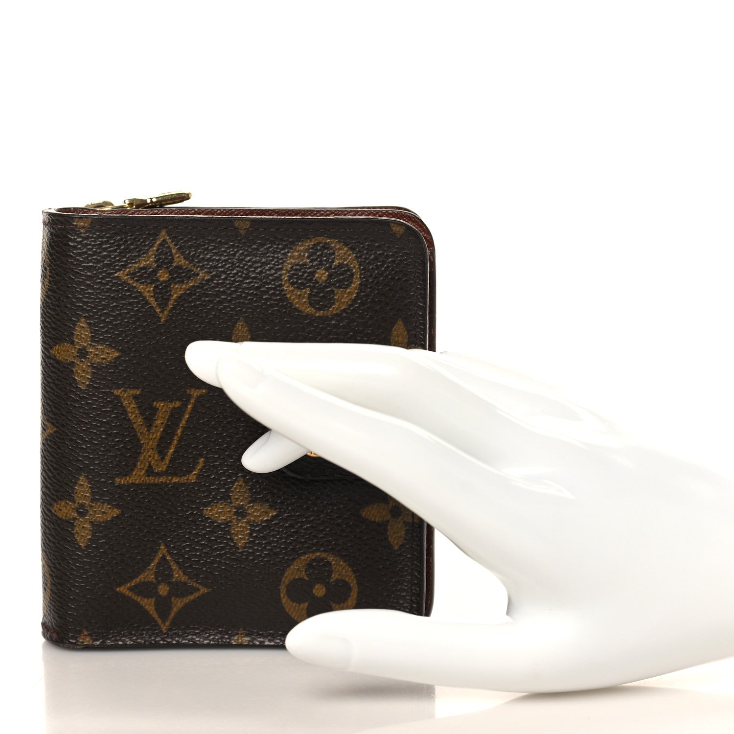Louis Vuitton Monogram Compact Zippe Zipped Wallet 2 of 6