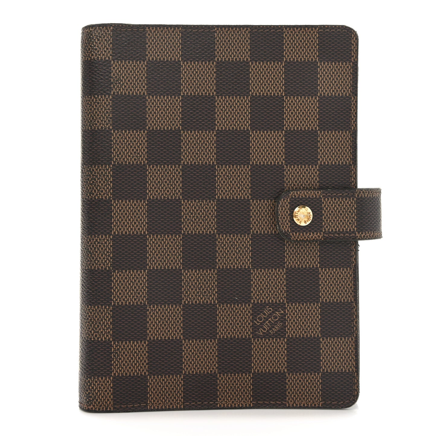 Damier Ebene Medium Ring Agenda Cover