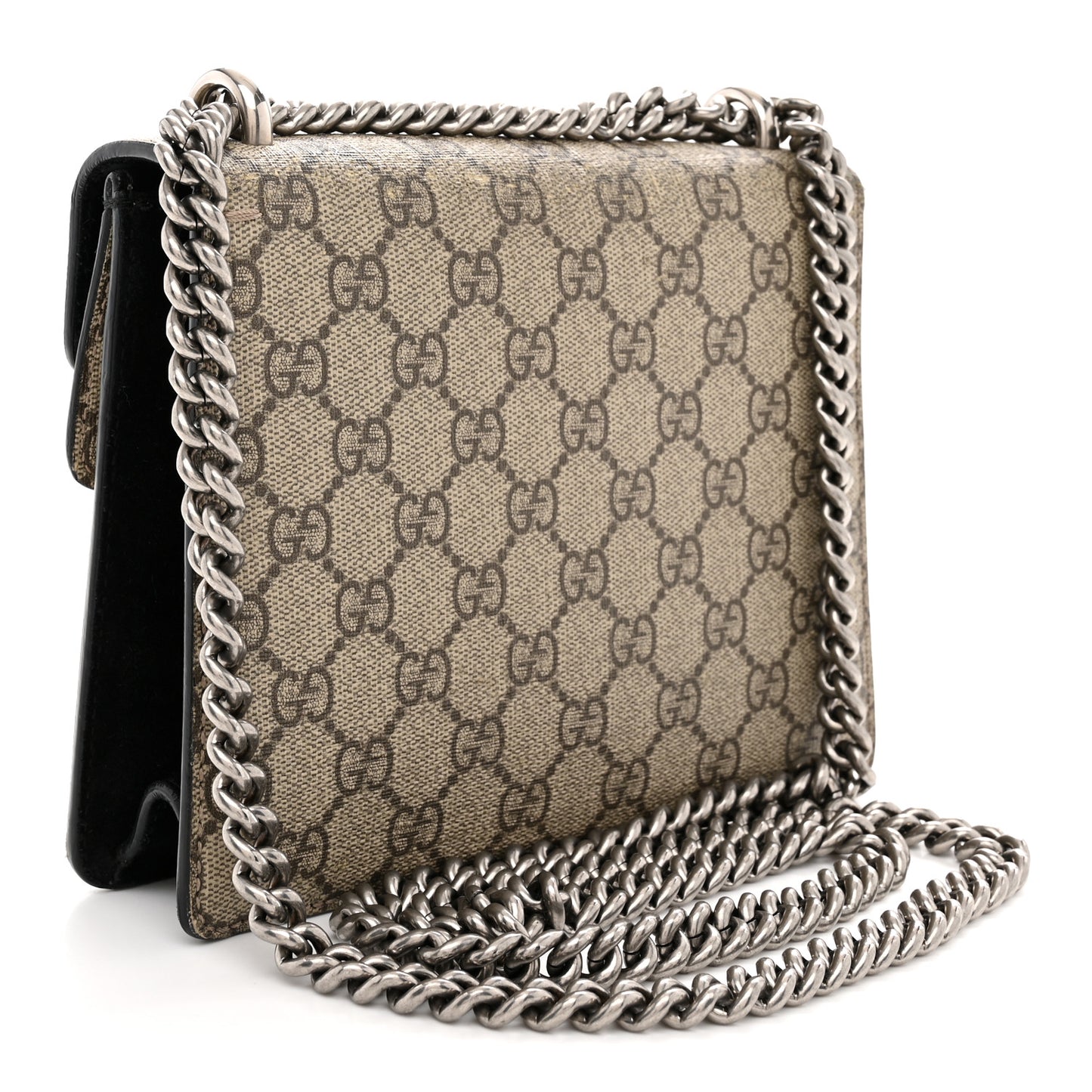 GG Supreme Monogram Mini Dionysus Shoulder Bag Black