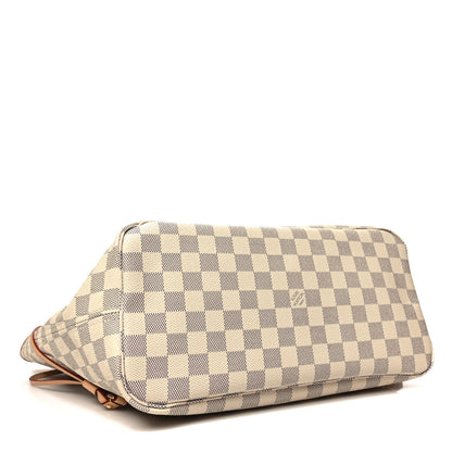 Louis Vuitton Damier Azur Neo Neverfull MM Rose Ballerine 5 of 11
