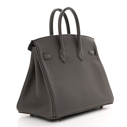 Hermes Togo Birkin 25 Etain 3 of 15