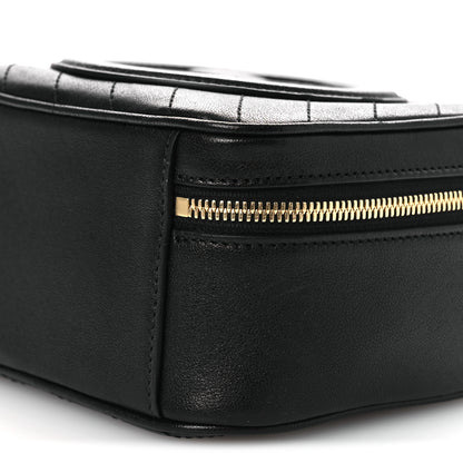 Gucci Sakai Be Green Calfskin Diagonal Stitched Blondie Top Handle Bag Black 10 of 10