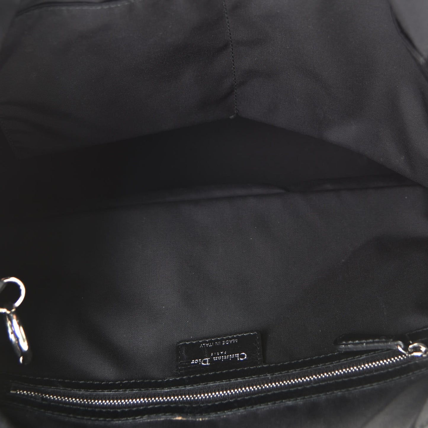 Coated Canvas Cannage Medium Panarea Tote Black