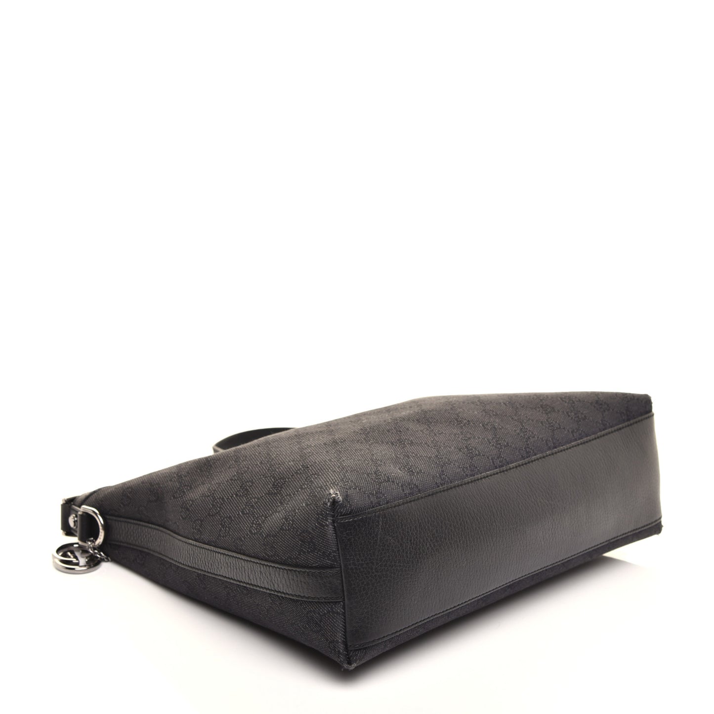 Denim Monogram Hobo Black