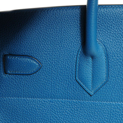 Hermes Togo HAC Birkin 40 Bleu de Galice 7 of 23