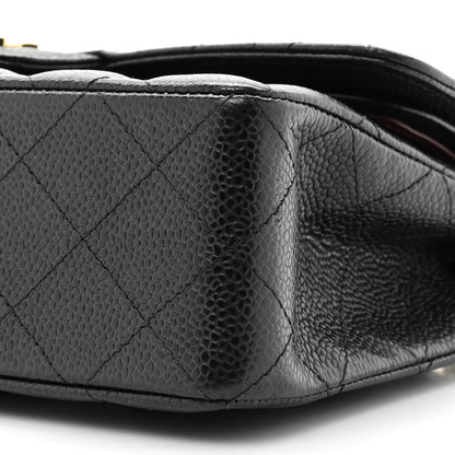 Chanel Caviar Quilted Small Double Flap Black 9 of 11