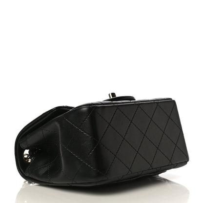 Chanel Lambskin Quilted Mini Square Flap Black 4 of 17