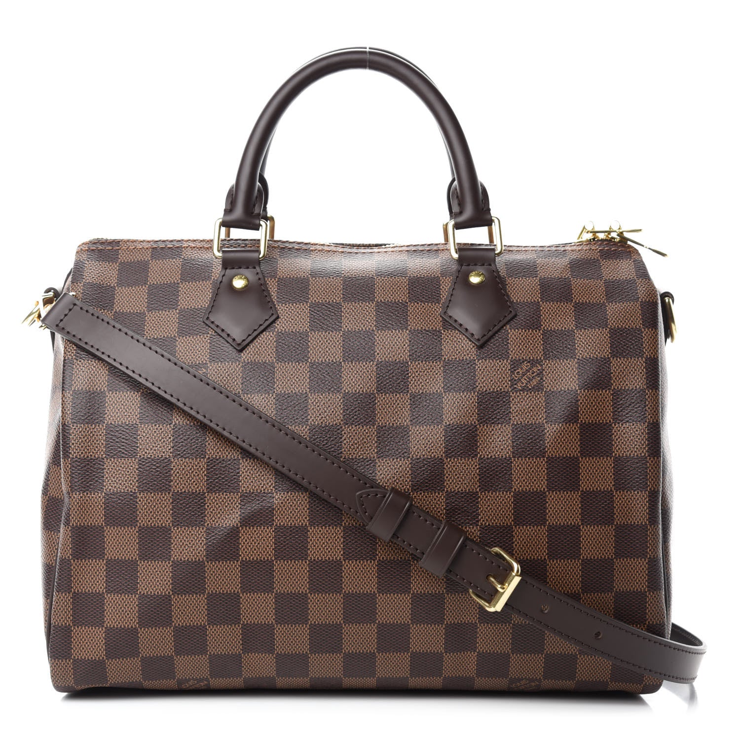 Louis Vuitton Damier Ebene Speedy Bandouliere 30 1 of 10