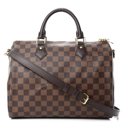 Louis Vuitton Damier Ebene Speedy Bandouliere 30 1 of 10