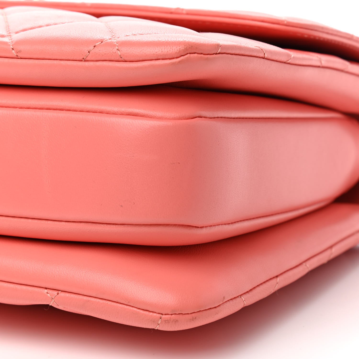 Chanel Lambskin Quilted Medium Trendy CC Flap Dual Handle Bag Coral 9 of 9