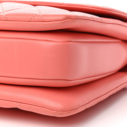 Chanel Lambskin Quilted Medium Trendy CC Flap Dual Handle Bag Coral 9 of 9