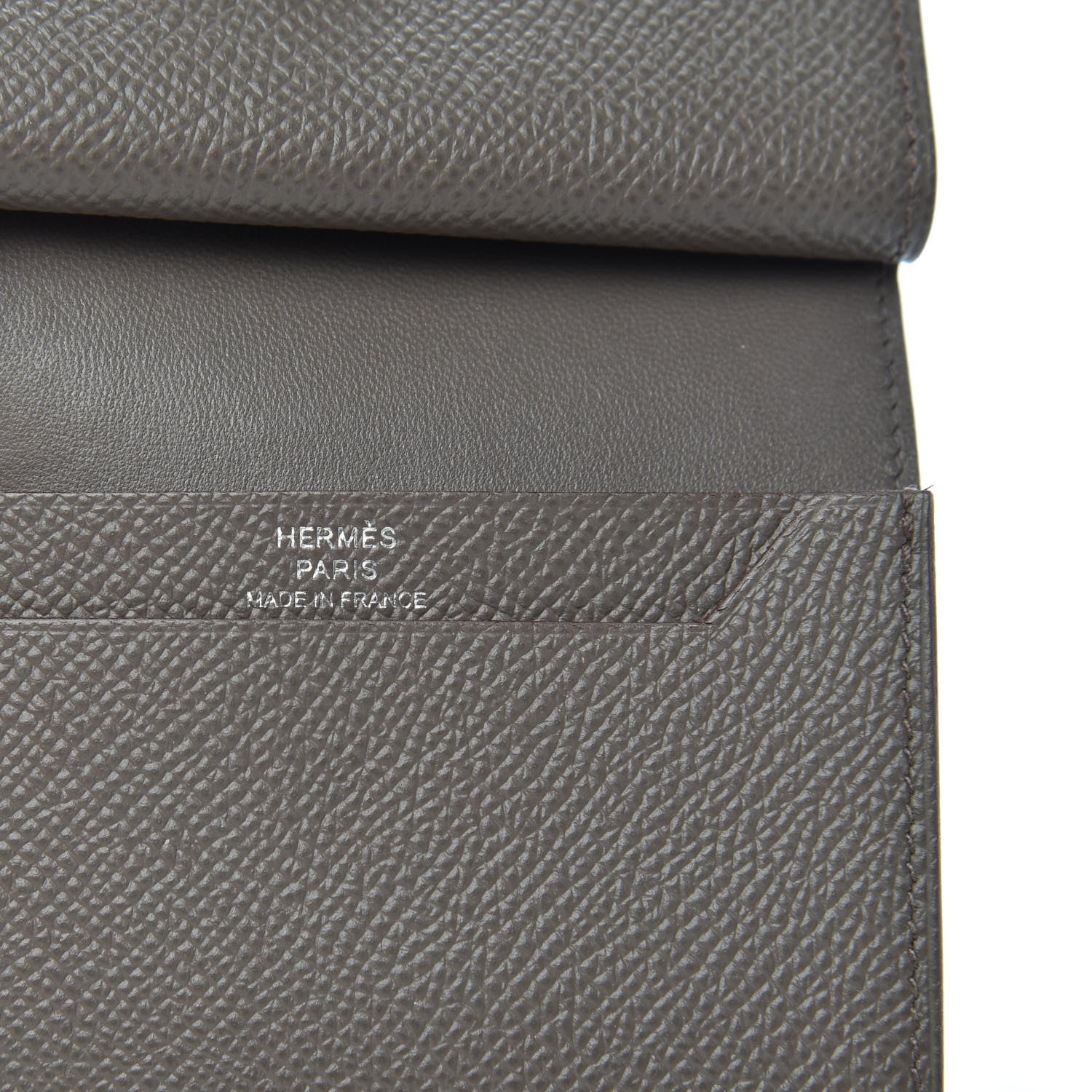 Hermes Epsom Mini Bearn Wallet Etain 6 of 8