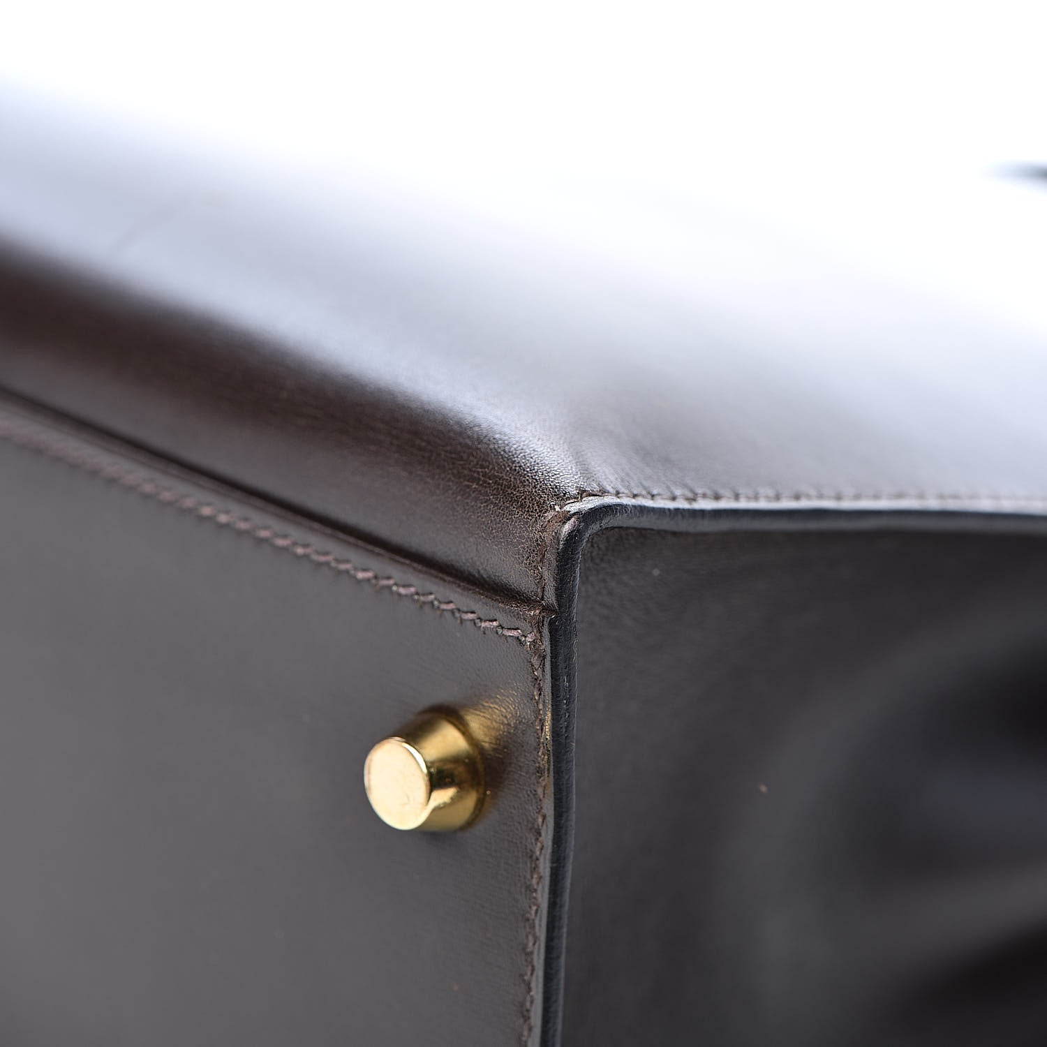 Hermes Box Kelly Sellier 35 Chocolate 34 of 44
