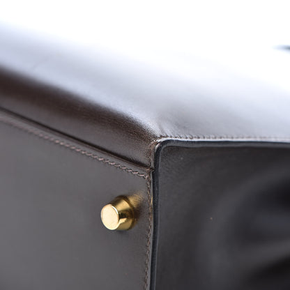 Hermes Box Kelly Sellier 35 Chocolate 34 of 44