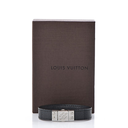 Louis Vuitton Damier Graphite Check It Reversible Bracelet 21 7 of 7