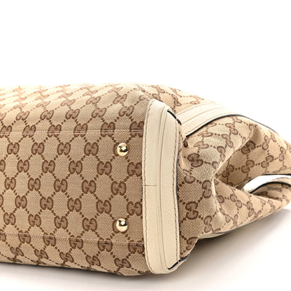 Gucci Monogram Medium Bella Hobo Off White 10 of 12
